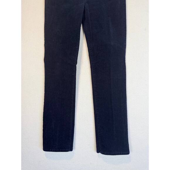 Talbots Navy Blue Corduroy Pants Sz 10 Heritage Straight Leg Classic - Picture 6 of 8